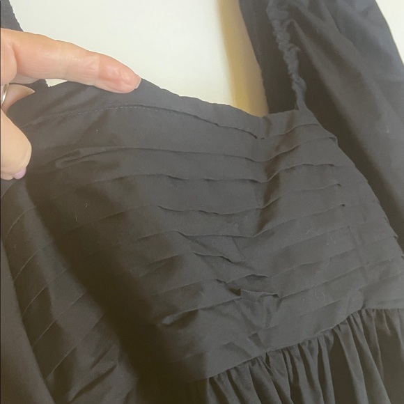 Abercrombie & Fitch Black Puff Sleeve Mini Dress size Large - Picture 6 of 12